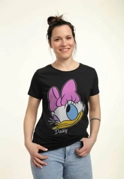 Disney Mickey Classic Daisy Big FaceT-Shirt Con StampaBlack Donna T-shirt E Top H3A21D3LL-Q11 -Disney 00a773e356fc48f0bb930bfcbe075cf4