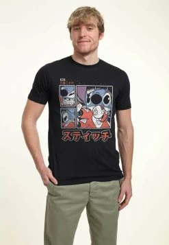 Disney Lilo & Stitch Stitch Kanji UnisexT-Shirt Con StampaNavy Blue Uomo T-shirt E Polo H3A22O0VC-K11 -Disney 018f47eb8b604cdd8f46b63a829301c5