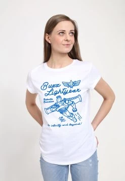 Disney Toy Story 1-3 Buzz Line ArtT-Shirt Con StampaWhite Donna T-shirt E Top H3A21D9NY-A11 -Disney 05945f9c5735496fb30187e317948ce7