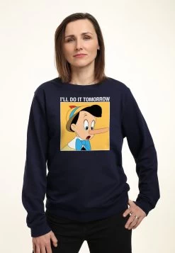 Disney 9 Disney Pinocchio Do It Tomorrow - Felpa - Navy Blue