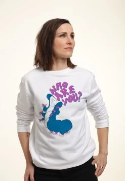 Disney Alice In Wonderland Who Are YouFelpaWhite Donna Felpe H3A21J9X4-A11 -Disney 06aea65f08fd4712884100a0d902649a