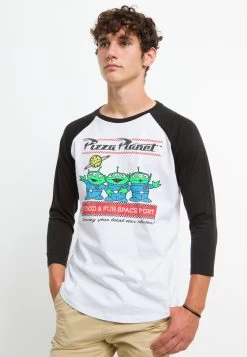 Disney Toy Story 1-3 Pizza Planet SurfMaglietta A Manica LungaWhite Black Uomo T-shirt E Polo H3A22O5SF-A11 -Disney 0728d2d0f6984addabd76450dbcb6a5b
