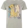 Disney The Lion King Lion King NostalgiaT-Shirt Con StampaMelange Grey Donna T-shirt E Top H3A21D5XH-C11