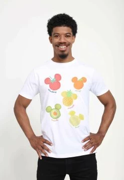 Disney Mickey Classic Assorted Fruit UnisexT-Shirt Con StampaWhite Uomo T-shirt E Polo H3A22O0E0-A11