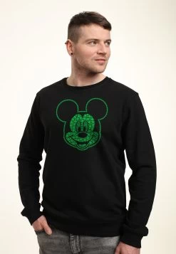 Disney Classic Mickey Micky Shamrocks - Felpa - Black -Disney 0d716cca8d6445bba0cbdb9f2bdc84a5