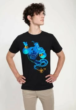 Disney Aladdin Genie Of The Lamp Unisex - T-Shirt Con Stampa - Black -Disney 181c8c133cff4ef19f5e284aa6c97348