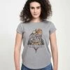 Disney The Lion King Lion SphereT-Shirt Con StampaMelange Grey Donna T-shirt E Top H3A21D01V-C11