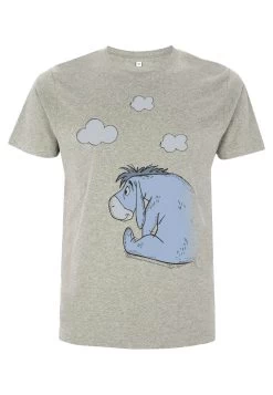 Disney Winnie The Pooh Cloudy EeyoreT-Shirt Con StampaMelange Grey Donna T-shirt E Top H3A21D4RJ-C11