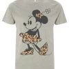 Disney MickeyFriends Leopard MouseT-Shirt Con StampaMelange Grey Donna T-shirt E Top H3A21D581-C11