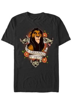 Disney Lion King SurroundedT-Shirt Con StampaBlack Uomo T-shirt E Polo H3A22O5QJ-Q11