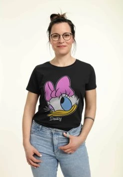 Disney Mickey Classic Daisy Big FaceT-Shirt Con StampaBlack Donna T-shirt E Top H3A21D3LL-Q11 -Disney 205811139b984e5e98d80022544600aa