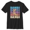 Disney Bambi Bambi Name StackedT-Shirt Con StampaBlack Bambini T-shirt & Top H3A26G150-Q11