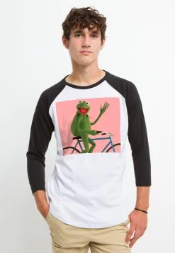 Disney Muppets Biking KermitMaglietta A Manica LungaWhite Black Uomo T-shirt E Polo H3A22O5S3-A11 -Disney 233fea92c747479cbd6dc549746d988d