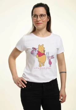 Disney Winnie The Pooh Friends ForeverT-Shirt Con StampaWhite Donna T-shirt E Top H3A21D2KU-A11 -Disney 24355cebe80446d99ef1f83aa93d9a13