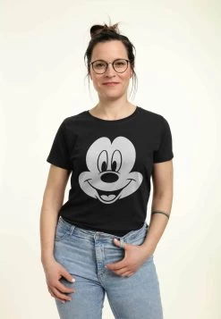 Disney Classic Mickey Big Face MickeyT-Shirt Con StampaBlack Donna T-shirt E Top H3A21D34E-Q11 -Disney 2574740e8daf45028c6e69a17c22cebc
