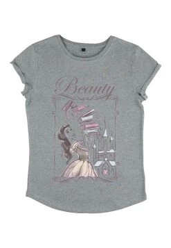 Disney Beauty & The Beast Beauty BooksT-Shirt Con StampaMelange Grey Donna T-shirt E Top H3A21D01Q-C11 -Disney 2746f9467d7440ae84dfd94e59b4618c