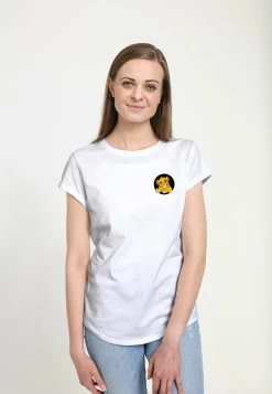 Disney The Lion King Simba Patch - T-Shirt Con Stampa - White