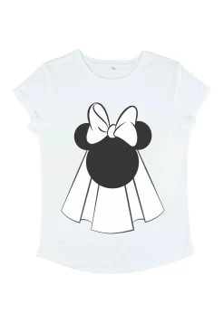 Disney Mickey Classic Mouse Bride - T-Shirt Con Stampa - White -Disney 2d225e702a01423587e24acc4609a3f8