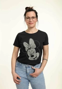 Disney Mickey Classic Minnie WinkT-Shirt Con StampaBlack Donna T-shirt E Top H3A21D37S-Q11 8 Disney Mickey Classic Minnie WinkT-Shirt Con StampaBlack Donna T-shirt E Top H3A21D37S-Q11 -Disney 2da6623420744670ba2ec3b887cd70e0