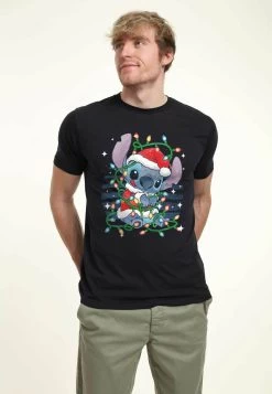 Disney Lilo & Stitch Stitch Xmas Lights UnisexT-Shirt Con StampaNavy Blue Uomo T-shirt E Polo H3A2102K2-K11 -Disney 336cb1671c144f2ca30e9c29eba7a48c
