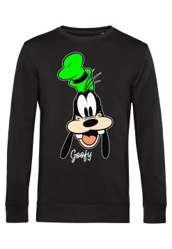 Disney Classic Mickey Goofy Big Face - Felpa - Black