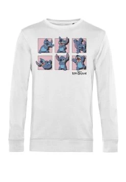 Disney Lilo & Stitch Stitch PosesFelpaWhite Donna Felpe H3A21J6TE-A11 -Disney 35871ab9b77941de9303723a09f617cb