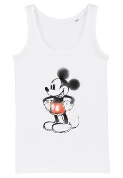 Disney Classic Mickey Mickey WateryTank- Top - White -Disney 3831c0fc83d84f5bb9cac10e55ad5099