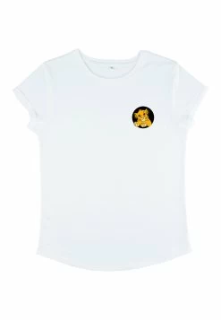 Disney The Lion King Simba Patch - T-Shirt Con Stampa - White -Disney 3ce7437daadc4c76aad65a66d5762a46