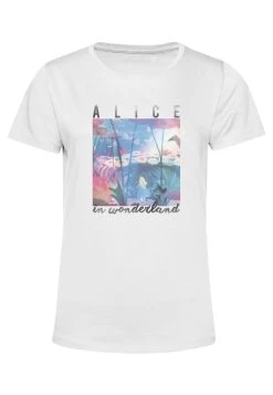 Disney Alice In Wonderland Alice Garden SceneT-Shirt Con StampaWhite Donna T-shirt E Top H3A21D6NM-A11 -Disney 417b9e46e6074330b37996f687773ac1