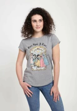 Disney Princesses Vintage Princess GroupT-Shirt Con StampaMelange Grey Donna T-shirt E Top H3A21D01T-C11 -Disney 42b463ca4f6d41a39f9d5fa3eb207979
