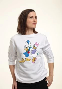 Disney Mickey Classic Big Donald DaisyFelpaWhite Donna Felpe H3A21J6E2-A11 -Disney 43bdeeae95e9457f97c606e1e3ce11fd