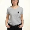 Disney Winnie The Pooh Vintage Line WinniepoohT-Shirt Con StampaHeather Grey Donna T-shirt E Top H3A21D1NO-C11