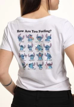 Disney Lilo & Stitch Stitch MoodsT-Shirt Con StampaWhite Donna T-shirt E Top H3A21DBGB-A11 6 Disney Lilo & Stitch Stitch MoodsT-Shirt Con StampaWhite Donna T-shirt E Top H3A21DBGB-A11 -Disney 4697fff9664742ed93f75659bf38973e