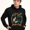 Disney Peter Pan London FlyinFelpa Con CappuccioBlack Uomo Maglieria E Felpe H3A22S2P5-Q11