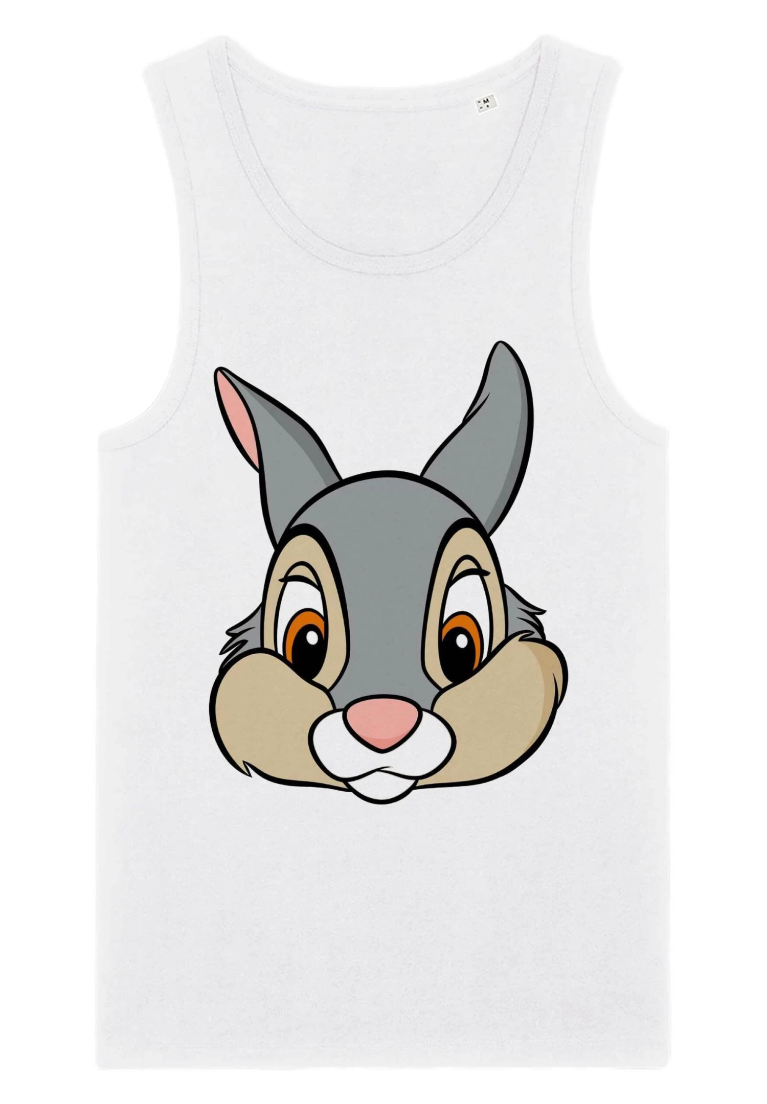 Disney Bambi Thumper Big Face- Top - White 5 Disney Bambi Thumper Big Face- Top - White - immagine 5