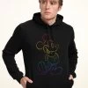 Disney Mickey Mouse Big PrideFelpa Con CappuccioBlack Uomo Maglieria E Felpe H3A22S0EC-Q11