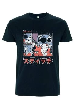 Disney Lilo & Stitch Stitch Kanji UnisexT-Shirt Con StampaNavy Blue Uomo T-shirt E Polo H3A22O0VC-K11 -Disney 560fd97d530d4f9f83199777aebf0b9a