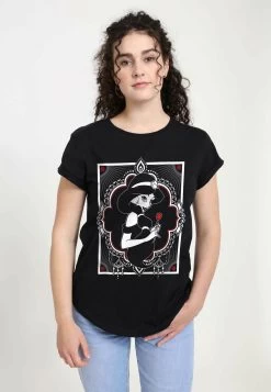 Disney Aladdin Bw JasmineT-Shirt Con StampaBlack Donna T-shirt E Top H3A21D128-Q11