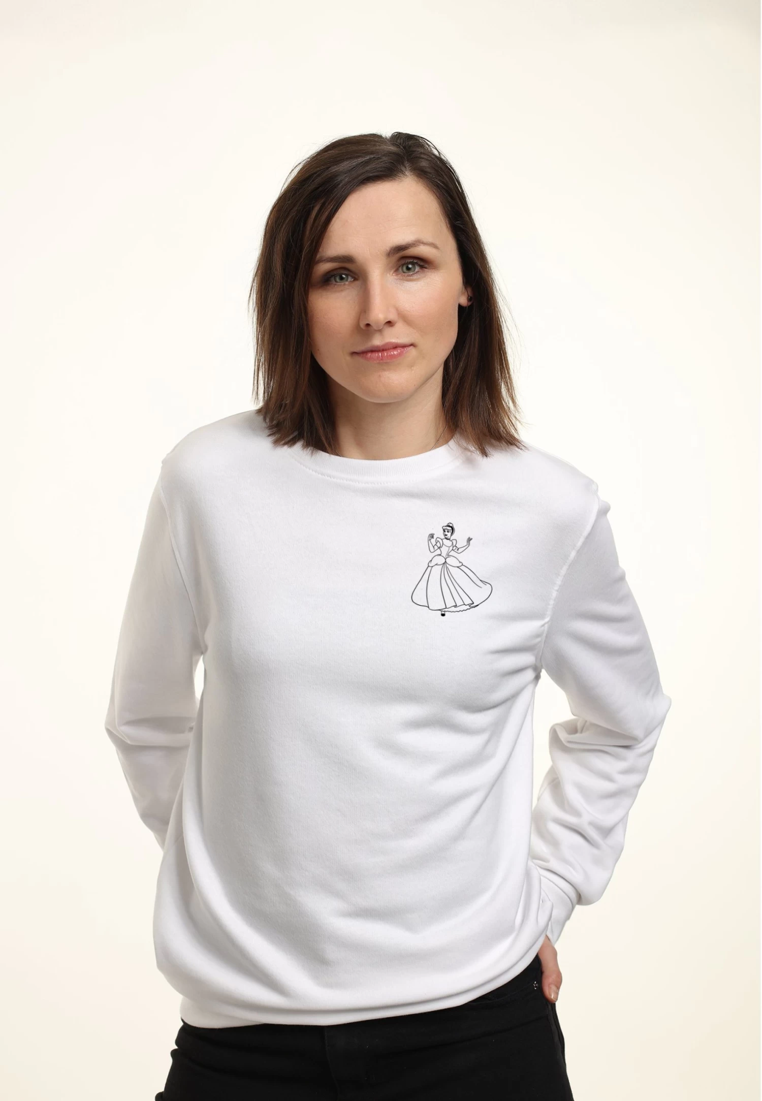 Disney Vintage Line Cinderella - Felpa - White 1 Disney Vintage Line Cinderella - Felpa - White