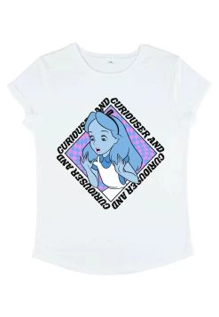 Disney Alice In Wonderland Alice FaceT-Shirt Con StampaWhite Donna T-shirt E Top H3A21D0TG-A11 -Disney 5fd7a37824db4235a37c9c6332f46742