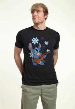 Disney Lilo & Stitch Stitch Flowers UnisexT-Shirt Con StampaNavy Blue Uomo T-shirt E Polo H3A22O0UD-K11 -Disney 62c5935b883a46e587b9dcb244b7ece4