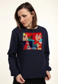 Disney The Little Mermaid Ariel MoodsFelpaNavy Blue Donna Felpe H3A21J9CV-K11 -Disney 630c7651a5944e078eda6212b73bf5b9