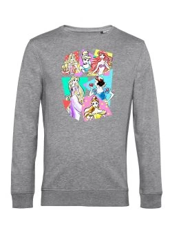 Disney Princesses Neon PopFelpaHeather Grey Donna Felpe H3A21J67L-C11 -Disney 6423dc621e3d4f03b3be4e1b3fbbf89a
