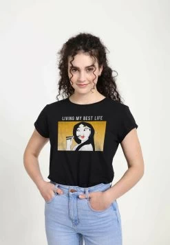 Disney Mulan Mulan Meme - T-Shirt Con Stampa - Black -Disney 68f365100ee54c5682226a158c1ea60e