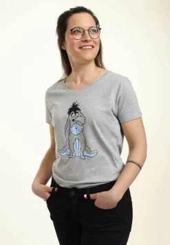 Disney Winnie The Pooh Basic Sketch EeyoreT-Shirt Con StampaHeather Grey Donna T-shirt E Top H3A21D1GK-C11 -Disney 74178e878aac4add865aa56af7dd77c8