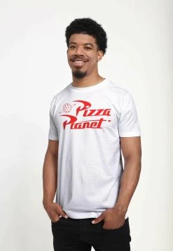 Disney Toy Story Pizza Planet Unisex - T-Shirt Con Stampa - White -Disney 7bfb8e269fcf489ab5bf04e7930fd6d9