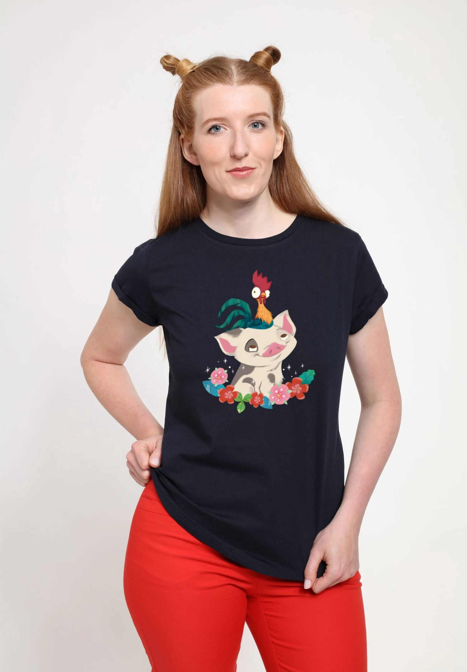 Disney Moana Tropical BuddiesT-Shirt Con StampaNavy Blue Donna T-shirt E Top H3A21DBAO-K11 3 Disney Moana Tropical BuddiesT-Shirt Con StampaNavy Blue Donna T-shirt E Top H3A21DBAO-K11 - immagine 3