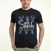 Disney Lilo & Stitch Stitch PosesT-Shirt Con StampaNavy Blue Uomo T-shirt E Polo H3A22O22Q-K11