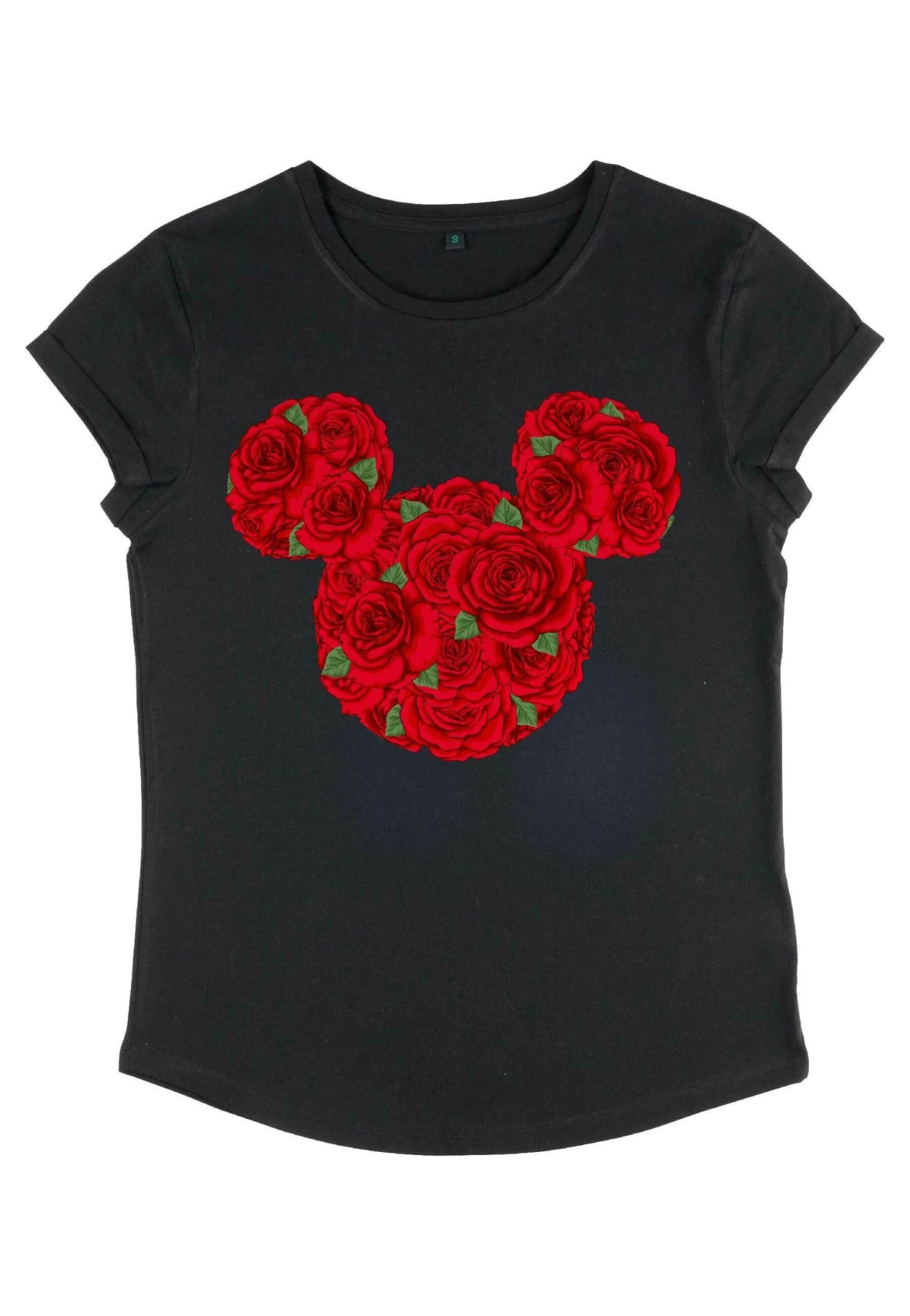 Disney Mickey Classic Mickey Mouse RosesT-Shirt Con StampaBlack Donna T-shirt E Top H3A21D0ZR-Q11 5 Disney Mickey Classic Mickey Mouse RosesT-Shirt Con StampaBlack Donna T-shirt E Top H3A21D0ZR-Q11 - immagine 5