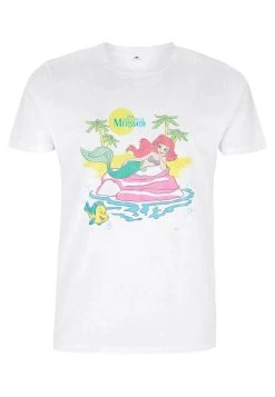 Disney The Little Mermaid Beachy ArielT-Shirt Con StampaWhite Donna T-shirt E Top H3A21D8LT-A11